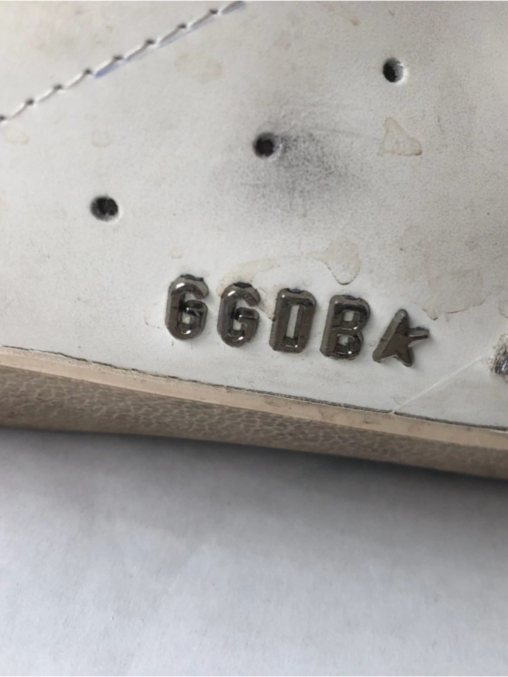 Golden Goose Sneakers with Rose Gold Glitter Heel 8,5Us/39Eu - Picture 8 of 10
